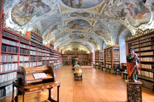 theologcal library in Prague